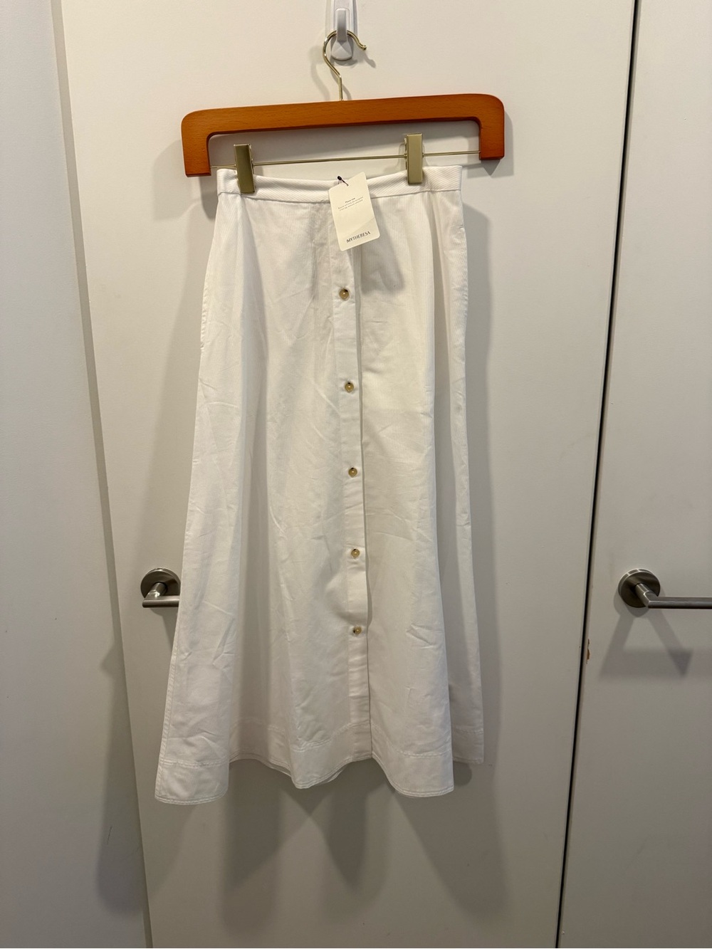 Toteme white cotton skirt NWT size 34/ US 2